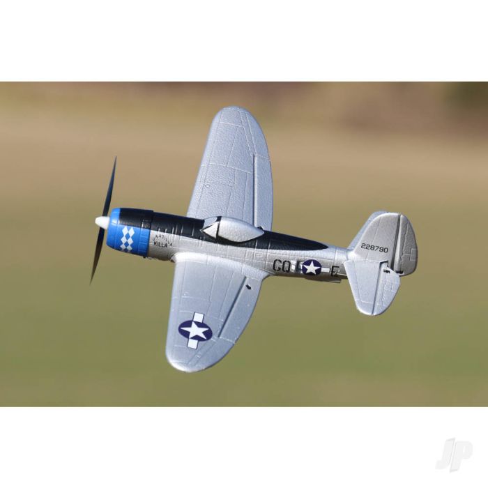 Top RC Hobby P-47 Thunderbolt RTF Ready-To-Fly RC Model Plane (400mm) (Mode 1)