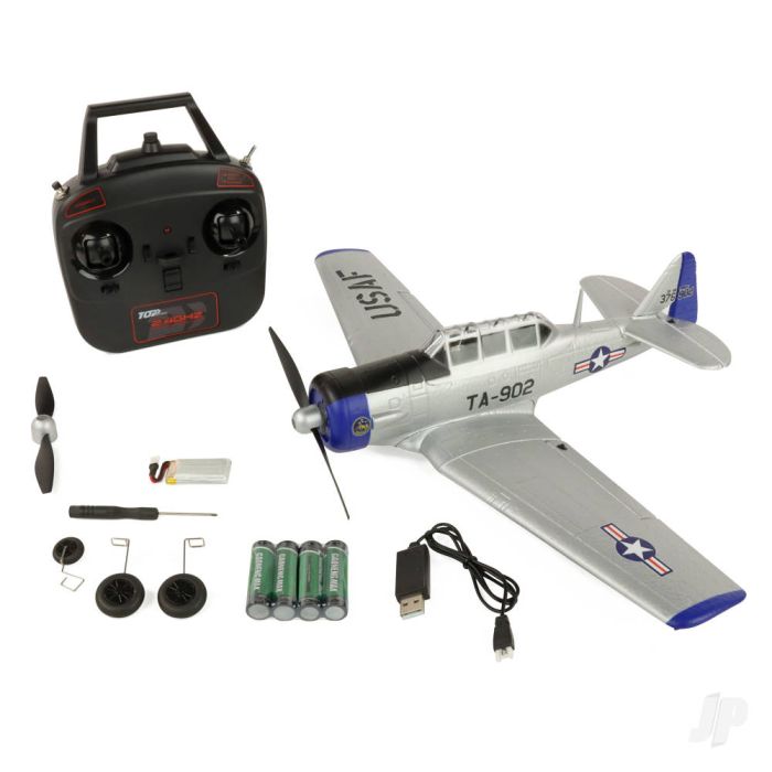 Top RC Mini AT-6 RTF RC Plane – Mode 2 (450mm)