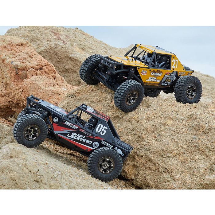 UDI RC 1:24 UCX24 Snow Leopard RTR Brushless RC Crawler Truck w/4WS - Black