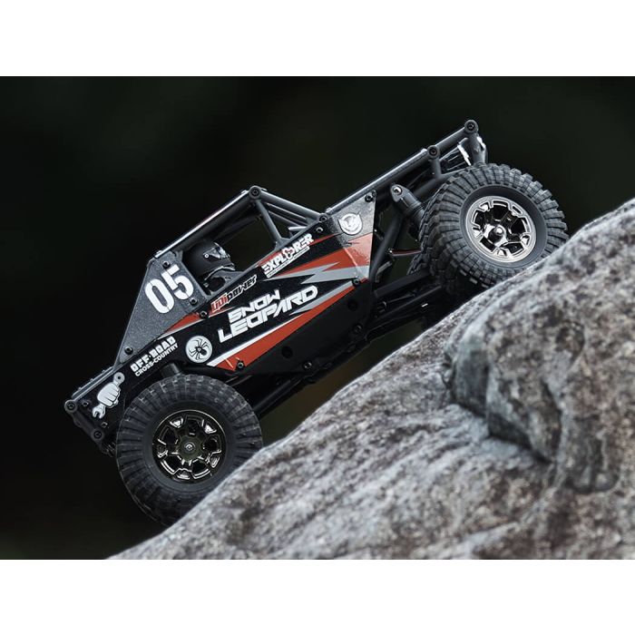 UDI RC 1:24 UCX24 Snow Leopard RTR Brushless RC Crawler Truck w/4WS - Black