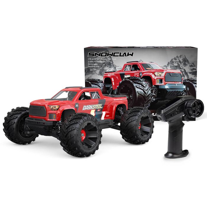 UDI RC Snowclaw Monster Truck 1/16 Brushless RC Truck RTR Pro - Red