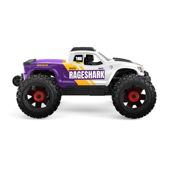 UDI RC Rageshark Monster Truck 1/16 Brushed RTR - Purple