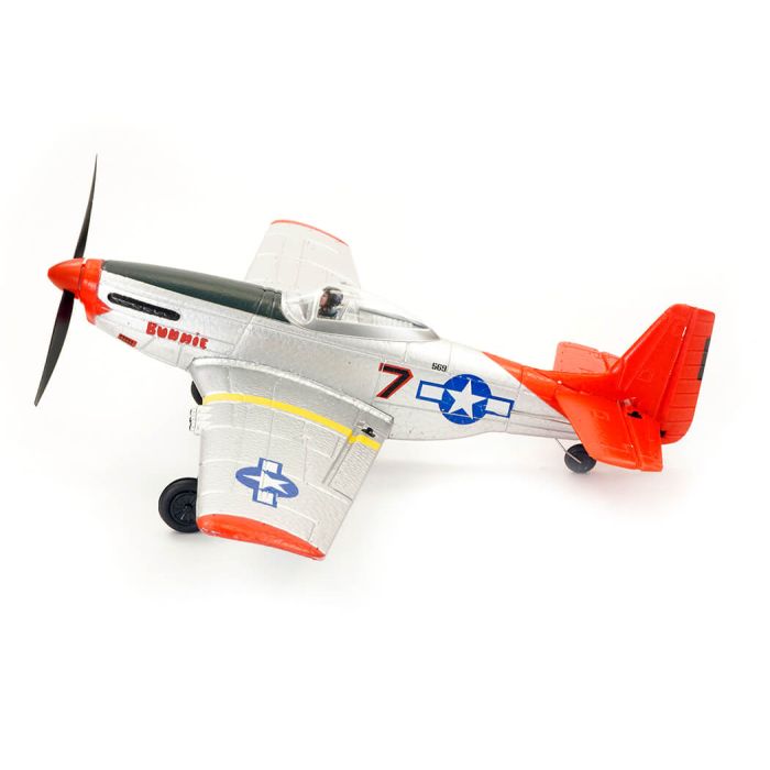VOLANTEX P-51D MUSTANG V2 RED 4CH 400MM BRUSHED W/GYRO RTF