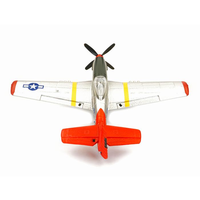 VOLANTEX P-51D MUSTANG V2 RED 4CH 400MM BRUSHED W/GYRO RTF