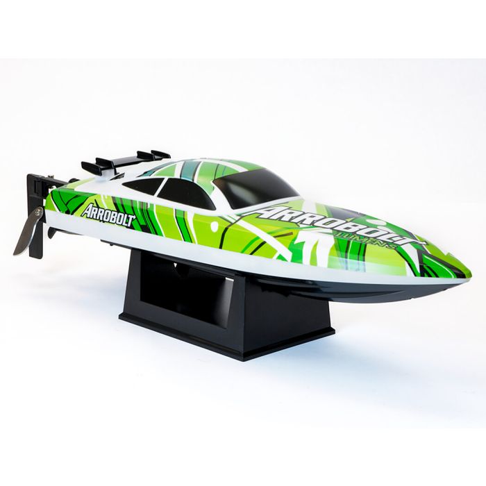 Volantex Arrobolt Lumen SR40 (400mm) Brushless RTR RC Boat w/Lights – Green