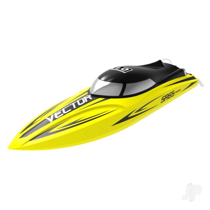 Volantex Vector SR65 Brushed RTR RC Racing Boat (Yellow)