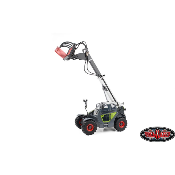 1/14 Grabber Telehandler Telescopic Metal Hydraulic RC Forklift w/ Accessories