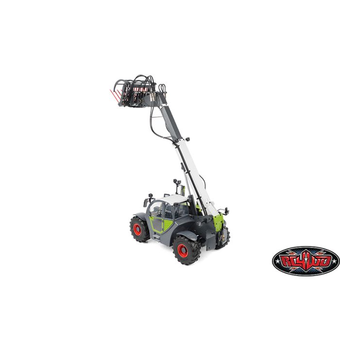 1/14 Grabber Telehandler Telescopic Metal Hydraulic RC Forklift w/ Accessories