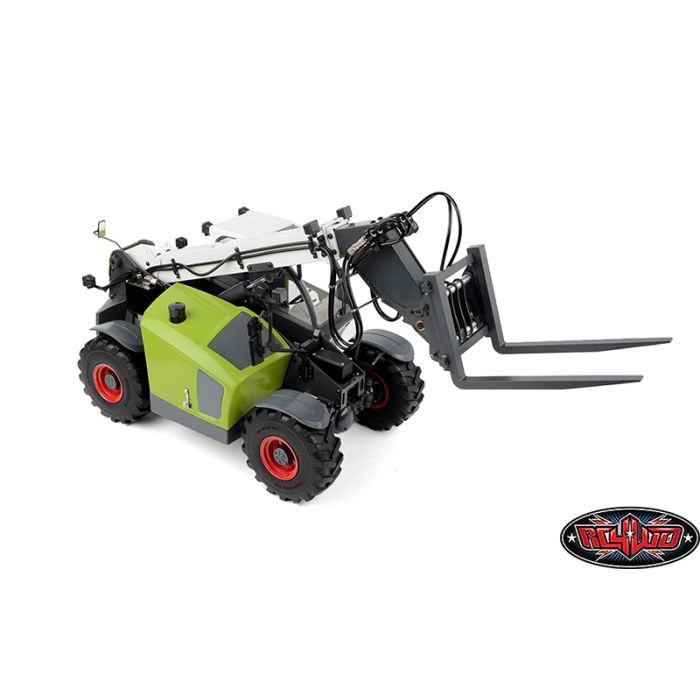 1/14 Grabber Telehandler Telescopic Metal Hydraulic RC Forklift w/ Accessories