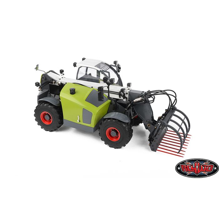 1/14 Grabber Telehandler Telescopic Metal Hydraulic RC Forklift w/ Accessories