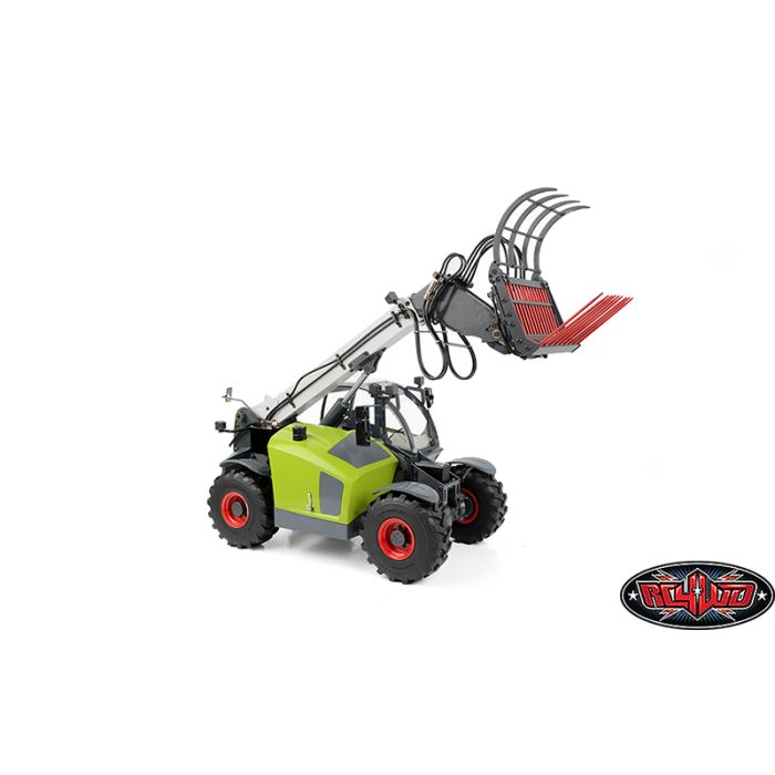 1/14 Grabber Telehandler Telescopic Metal Hydraulic RC Forklift w/ Accessories