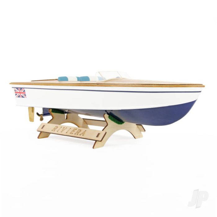 Riviera Motor Boat (410mm) | Wood RC Model Boat Kit
