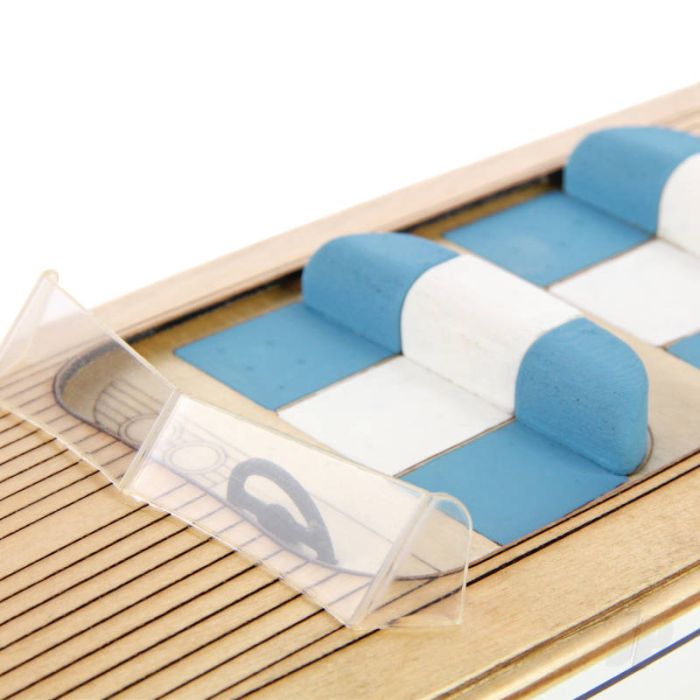 Riviera Motor Boat (410mm) | Wood RC Model Boat Kit