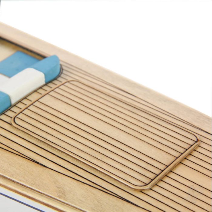 Riviera Motor Boat (410mm) | Wood RC Model Boat Kit
