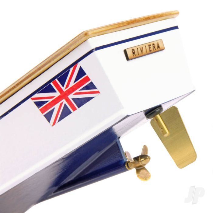 Riviera Motor Boat (410mm) | Wood RC Model Boat Kit