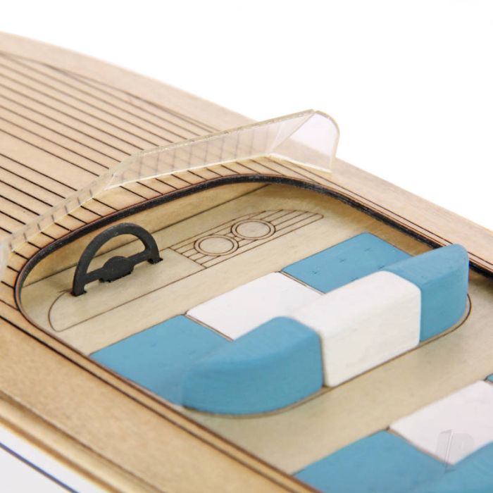 Riviera Motor Boat (410mm) | Wood RC Model Boat Kit