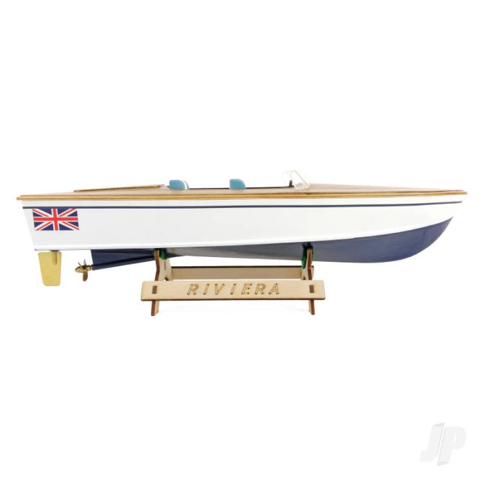 Riviera Motor Boat (410mm) | Wood RC Model Boat Kit
