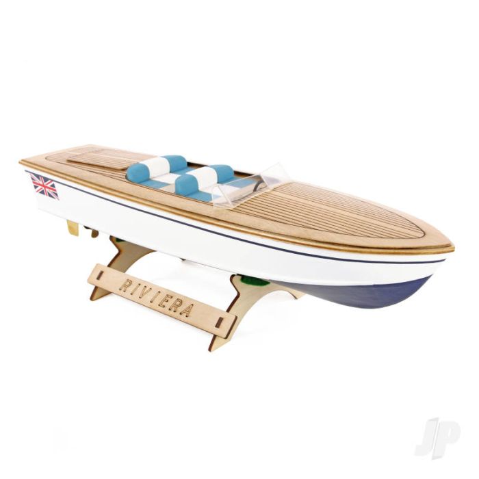 Riviera Motor Boat (410mm) | Wood RC Model Boat Kit