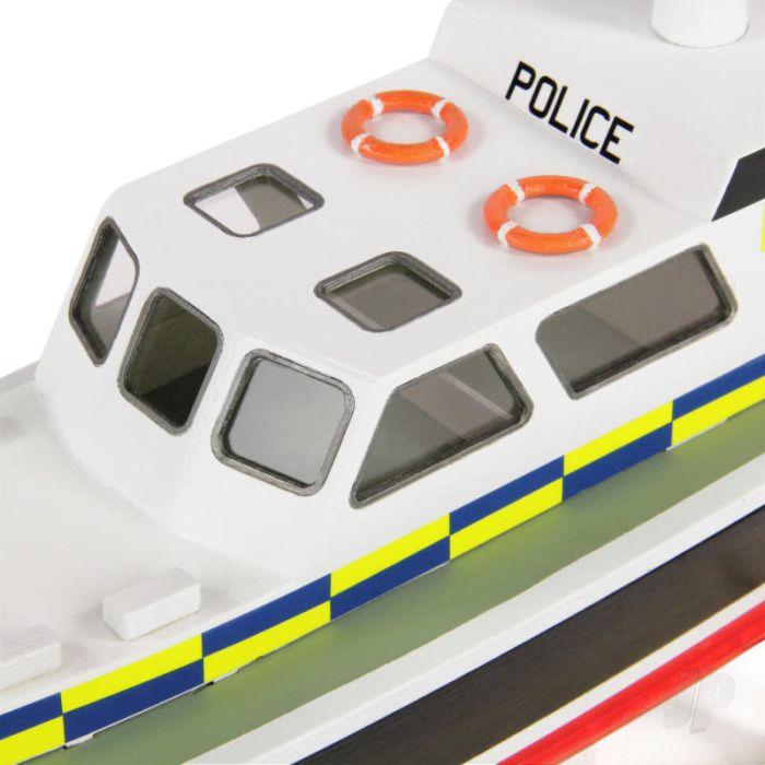 Humphrey Police Launch Boat (410mm) | Wood RC Model Kit