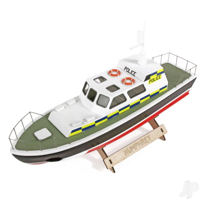 Humphrey Police Launch Boat (410mm) | Wood RC Model Kit