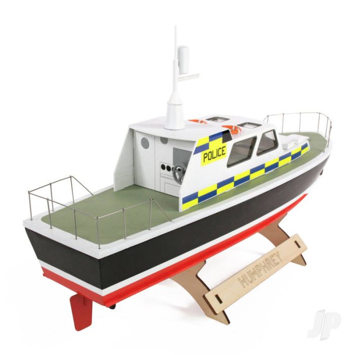 Humphrey Police Launch Boat (410mm) | Wood RC Model Kit