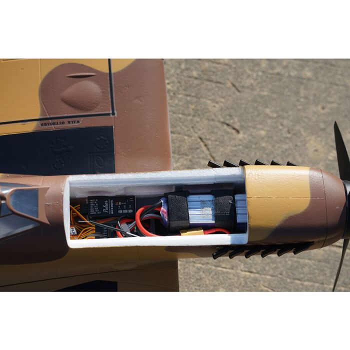 Xfly Supermarine Spitfire MkIX (1200mm) ARTF (no Tx/Rx/Batt) RC Plane - Brown