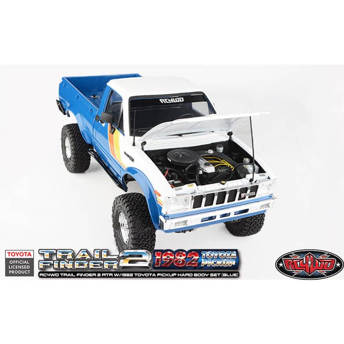 RC4WD Trail Finder2 RTR RC Crawler Truck w/1982 Toyota Pickup Hard Body - Blue