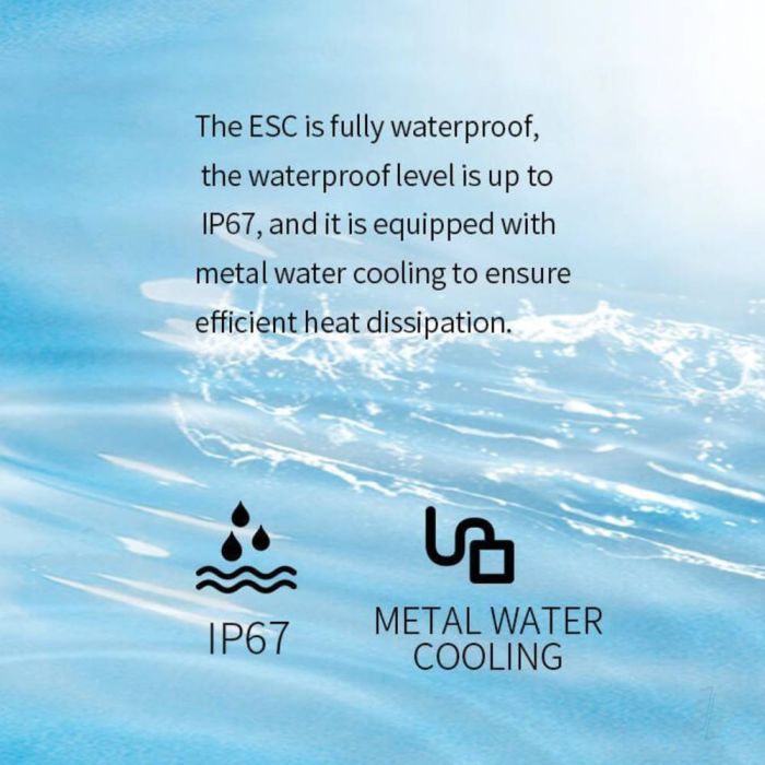 ZTW Seal 130A SBEC RC Marine Boat ESC G2 (3-8 LiPo Cells)