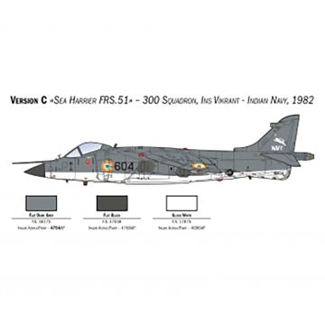 Italeri 1:72 SEA HARRIER FRS.1 FALKLANDS Plastic Model Kit