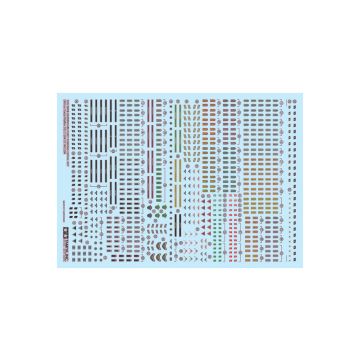 Tamiya 1:35 WWII German Military Insignia Decal Set (1/35 Africa Corps/Waffen SS)
