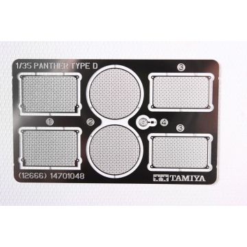 Tamiya 1:35 Panther Ausf.D Photo Etched Grille Set