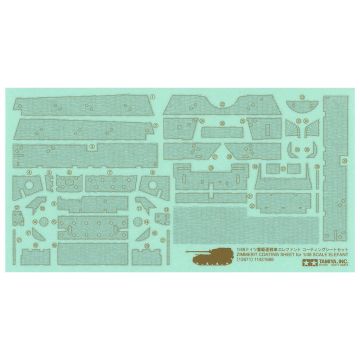 Tamiya 1:48 Elefant Zimmerit Coating Sheet