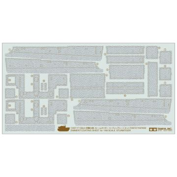 Tamiya 1:48 Sturmtiger Zimmerit Coating Sheet