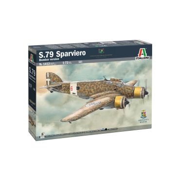 Italeri 1:72 S.M. 79 Sparviero Plastic Model Kit