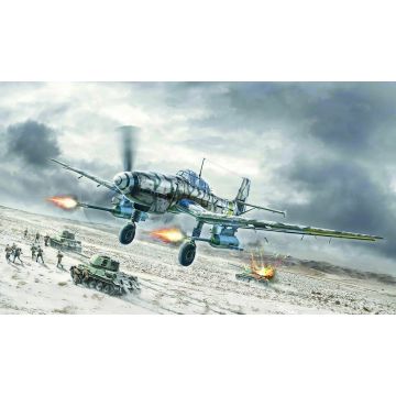 Italeri 1:72 JU-87G-2 Kanonenvogel Plastic Model Kit