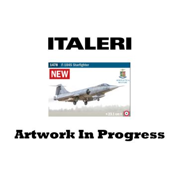 Italeri 1:72 Aeritalia F-104S Starfighter Plastic Model Kit