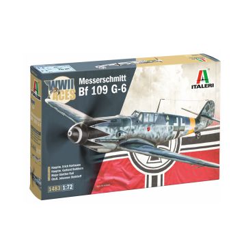 Italeri 1:72 Bf 109 G-2/G-6 Aces Plastic Model Kit