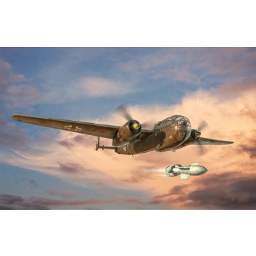 Italeri 1:72 Dornier Do 217 K-1/K-2 with Fritz X Guided Bombs Plastic Model Kit
