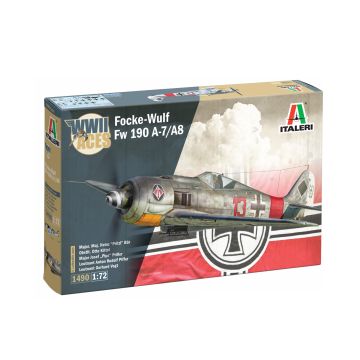 Italeri 1:72 Focke-Wulf Fw 190 A-8/F Aces Plastic Model Kit