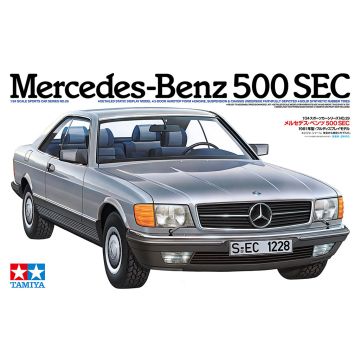 Tamiya 1:24 Mercedes-Benz 500 SEC Plastic Model Kit