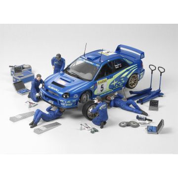 Tamiya 1:24 Rally Mechanics & Equipment Set Plastic Model Kit