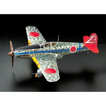 Tamiya 1:48 Kawasaki Ki-61-Id Hien (Tony) Silver Colour Plated w/ Camo Decals Plastic Model Kit