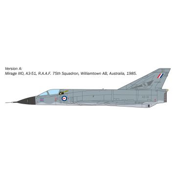 Italeri 1:48 Mirage III Plastic Model Kit