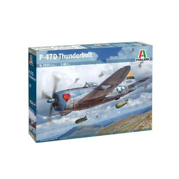 Italeri 1:48 P-47D Thunderbolt (E.T.O.) Plastic Model Kit