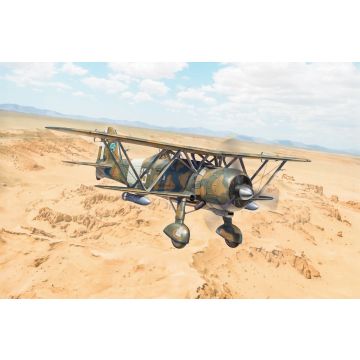 Italeri 1:48 FIAT CR.42 Falco Assault/Night Fighter Plastic Model Kit