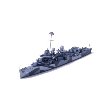 Tamiya 1:700 U.S. Destroyer Cushing Plastic Model Kit