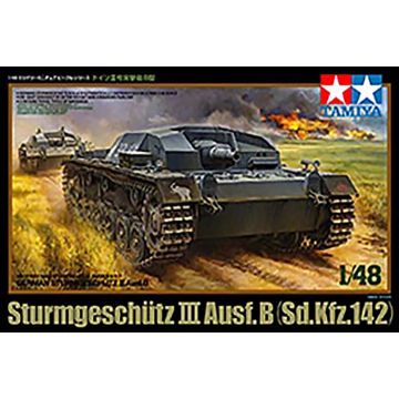 Tamiya 1:48 Sturmgeschutz III Ausf B Plastic Model Kit