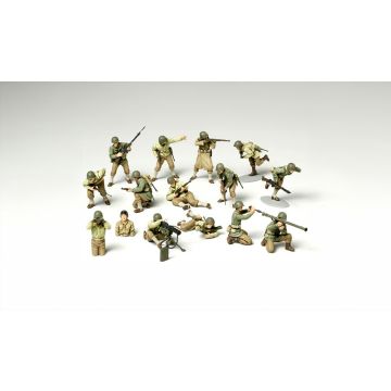 Tamiya 1:48 U.S. Army Infantry GI Set Plastic Model Kit