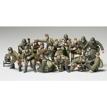 Tamiya 1:48 Russian Infantry & Crew Tank Plastic Model Kit