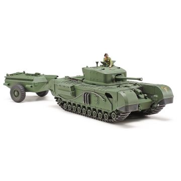 Tamiya 1:48 British Churchill Mk.VII Crocodile Tank Plastic Model Kit